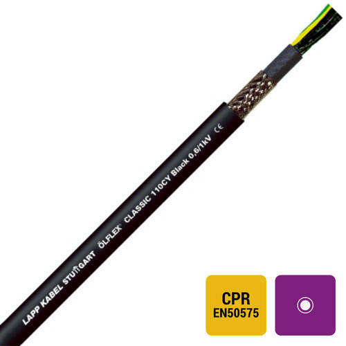 Lapp Kabel&Leitung ÖLFLEX CLASSIC 110 CY BK 0,6/1kV 3X1 1121268/1000