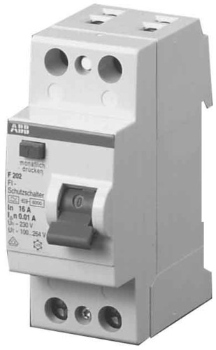 ABB Stotz S&J FI-Schutzschalter pro M Compact F202A-63/0,3 ABB Stotz S&J FI-Schutzschalter pro M Compact F202A-63/0,3