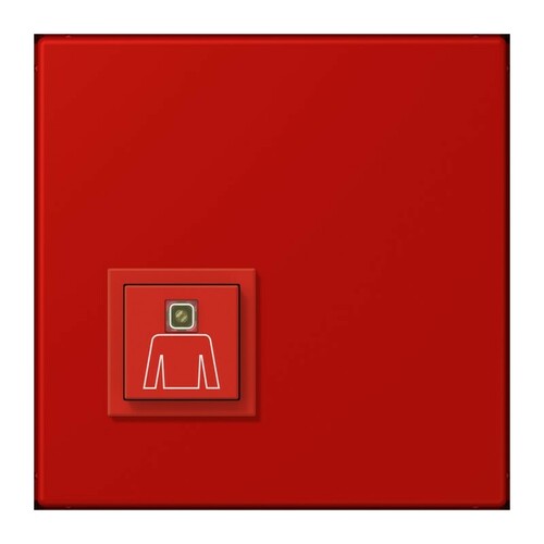 Jung Notrufsystem Ruftaster rouge vermillon 31 NRS LC 0834 RT 227