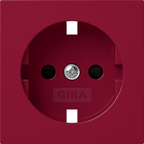 Gira Abd. SCHUKO-Steckd. SH System 55 Rot 4984108