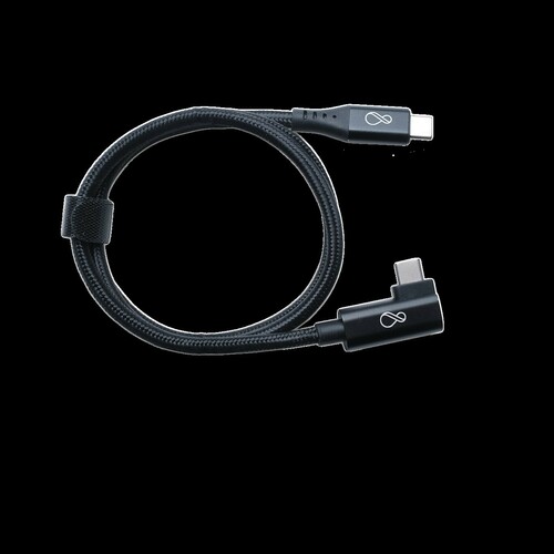 Bachmann Ochno USB-C Kabel gewinkelt 0,7m schwarz 920.0011