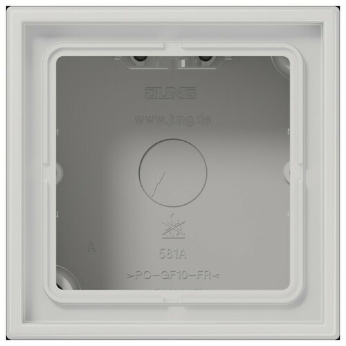 Jung Aufputz-Kappe 1-fach ch lichtgrau LS 581 A LG