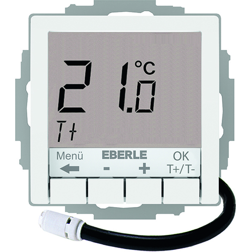 Eberle Controls UP-Thermostat Hinterleuchtung weiß UTE4100F-RAL9010-G55