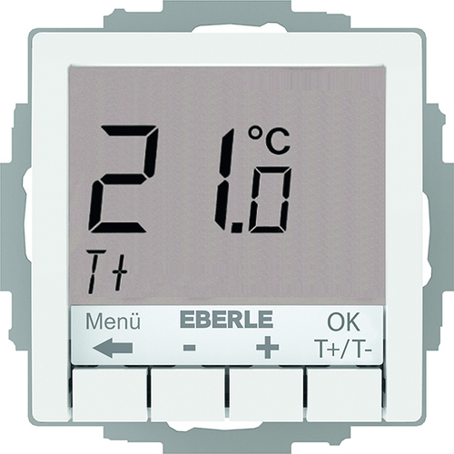 Eberle Controls UP-Thermostat Hinterleuchtung weiß UTE4100R-RAL9010-G55