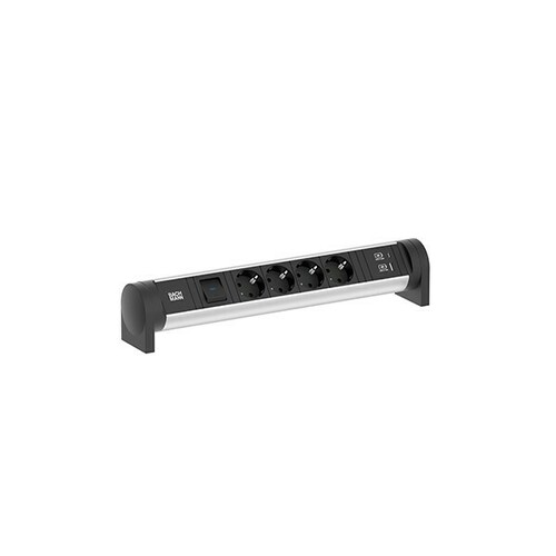 Bachmann Steckdosenleiste CYCLE Desk 4xCEE7/3 708.002