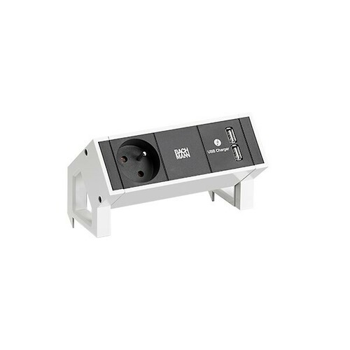 Bachmann Steckdosenleiste DESK2 1xUTE 1xUSB 9.023.641