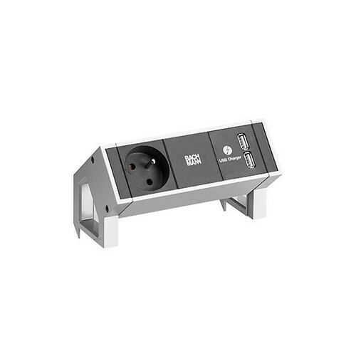 Bachmann Steckdosenleiste DESK2 1xUTE 1xUSB 9.025.711
