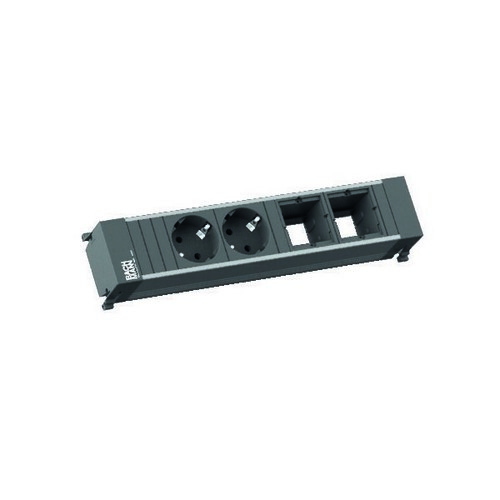Bachmann Einbausteckdose 2xCEE7/3 2xCM 9.161.000