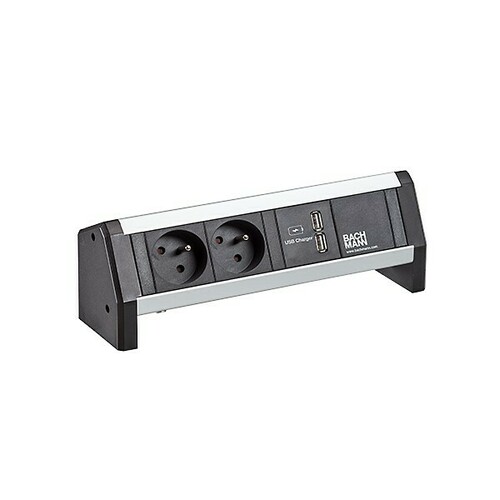 Bachmann Steckdosenleiste DESK 2xUTE 1xUSB 902.068