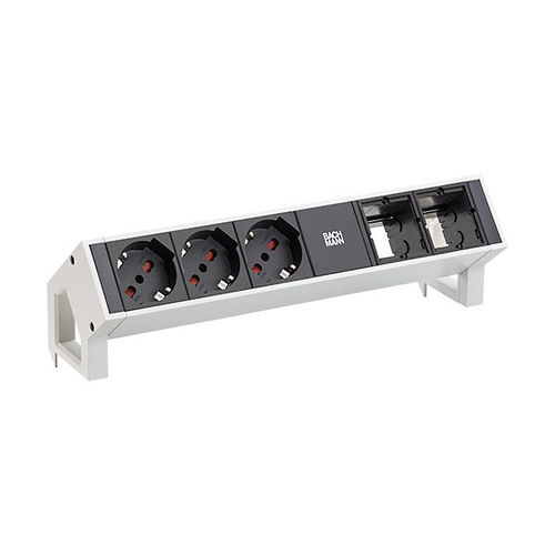 Bachmann Steckdosenleiste DESK2 3xP40 2xCM 902.220 Bachmann Steckdosenleiste DESK2 3xP40 2xCM 902.220