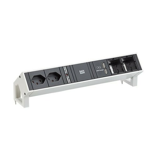 Bachmann Steckdosenleiste DESK2 2xCH 90Grd. 902.230 Bachmann Steckdosenleiste DESK2 2xCH 90Grd. 902.230
