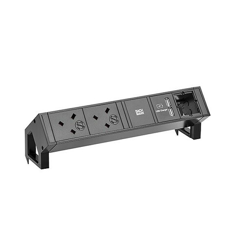 Bachmann Steckdosenleiste DESK2 2xUK 1xUSB 902.611