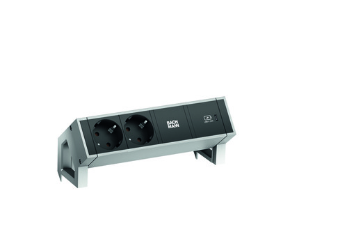 Bachmann Steckdosenleiste DESK2 2xCEE7/3 1xUSB 902.902