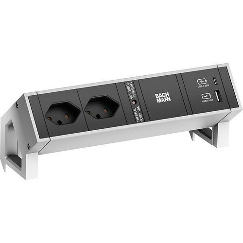 Bachmann Steckdosenleiste DESK2 2xCH 90Grd. 902.907