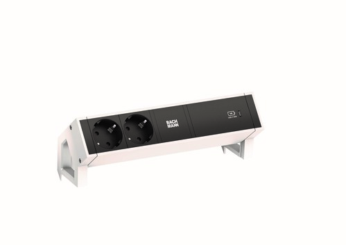 Bachmann Steckdosenleiste DESK2 2xCEE7/3 1xUSB 902.934
