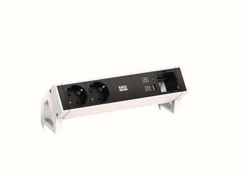 Bachmann Steckdosenleiste DESK2 2xCEE7/3 1xUSB 902.935