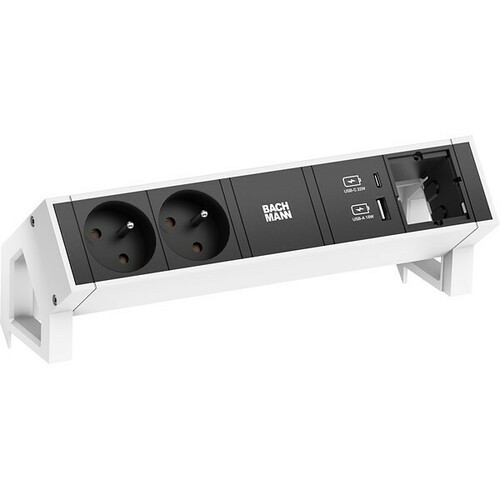 Bachmann Steckdosenleiste DESK2 2xUTE 1xUSB 902.953