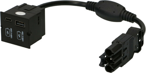 Bachmann Modul USB A/C 22Watt Charger CM 917.227
