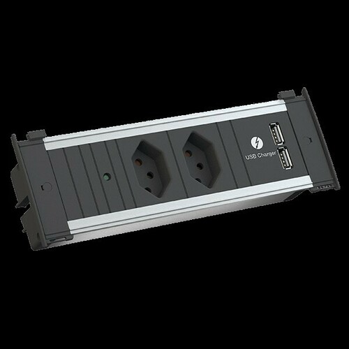 Bachmann Steckdosenleiste KAPSA S 2xCH 927.010