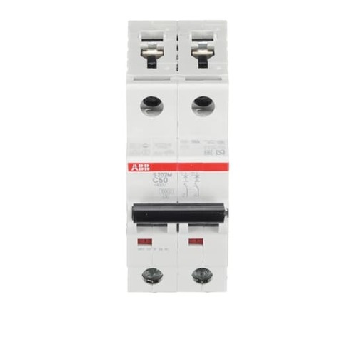 ABB Stotz S&J Sicherungsautomat 10kA 50A C 2p S202M-C50