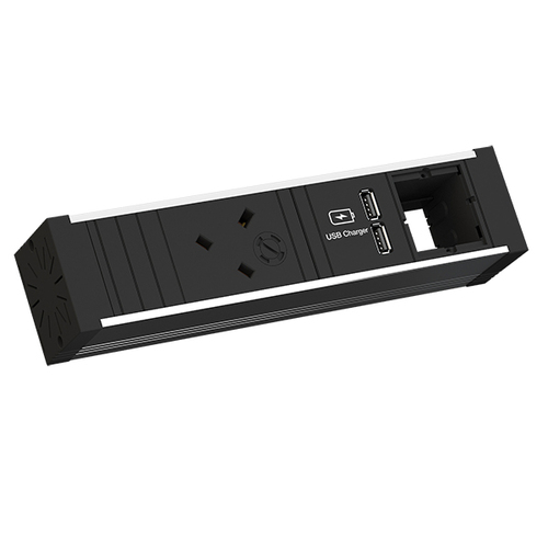 Bachmann Steckdoseneinheit VENID 1xUK 1xUSB Charger 1 936.005