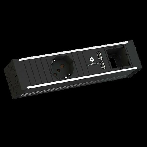 Bachmann Steckdoseneinheit VENID 1xP40 1xUSB Charger 936.006