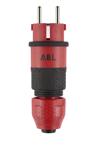 ABL GmbH Pro Stecker 1530 SK+F/B SV rt-sw 100000069