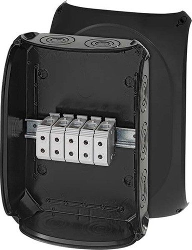 Hensel Kabelabzweigkasten 16-50 5pol. schwarz KF 5050 B