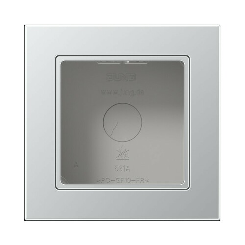 Jung Aufputz-Kappe 1-fach ch aluminium A 5581 BF A AL