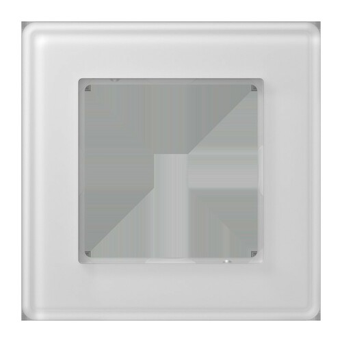 Jung Glasrahmen 1-fach ch alpinweiß (Glas) AV 581 GLM WW