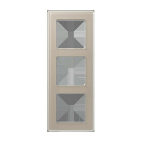 Jung Glasrahmen 3-fach ch champagner (Glas) AV 583 GLM CH
