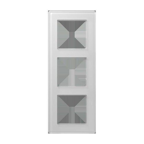 Jung Glasrahmen 3-fach ch alpinweiß (Glas) AV 583 GLM WW