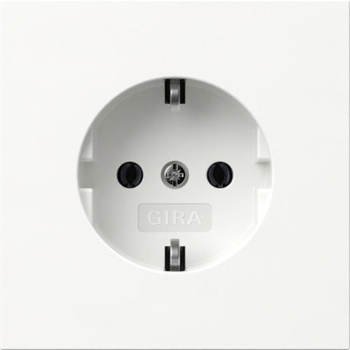 Gira SCHUKO-Steckdose reinweiß 418070