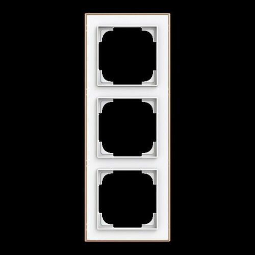 Busch-Jaeger Rahmen 3-fach mit Dekorring 1723-441M