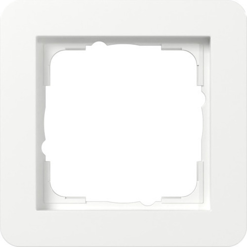 Gira Abdeckrahmen 1-fach ch reinweiß 0211150