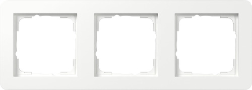 Gira Abdeckrahmen 3-fach ch reinweiß 0213150
