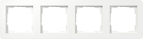 Gira Abdeckrahmen 4-fach ch reinweiß m 0214151