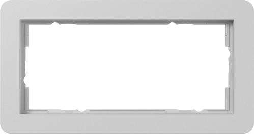 Gira Abdeckrahmen 2-fach ch grau m 1002154