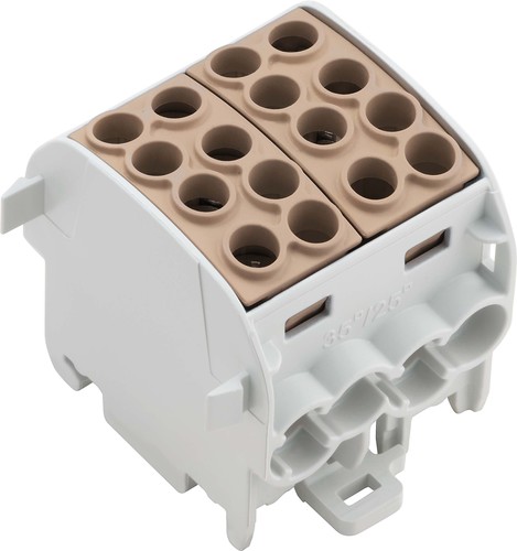 Weidmüller Hauptleitungsabzweigklemme W-Reihe, TS 35 WPD 202 4x35/4x25 BN