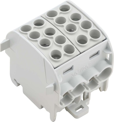 Weidmüller Hauptleitungsabzweigklemme W-Reihe, TS 35 WPD 202 4x35/4x25 GY