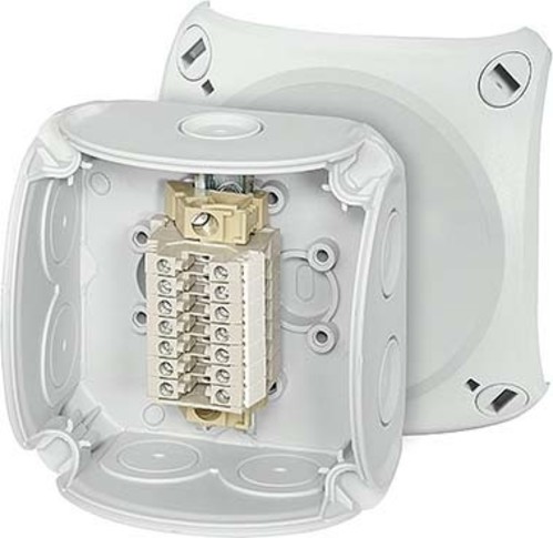 Hensel Reihenklemmenkasten 1,5-2,5qmm, 7 Klemm. RK 0207 T
