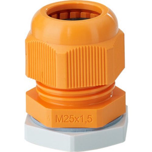 Hensel Anbau-Kabelstutzen IP 66, M 25, orange AKMF 25 Hensel Anbau-Kabelstutzen IP 66, M 25, orange AKMF 25