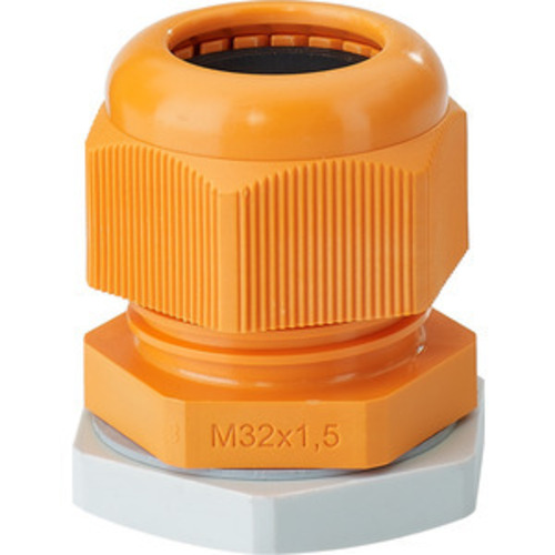 Hensel Anbau-Kabelstutzen IP 66, M 32, orange AKMF 32 Hensel Anbau-Kabelstutzen IP 66, M 32, orange AKMF 32