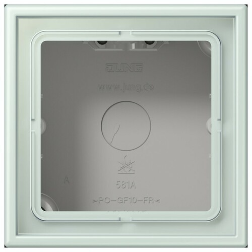 Jung Aufputz-Kappe 1-fach ch ceruleen pale(32034) LC 581 A 215