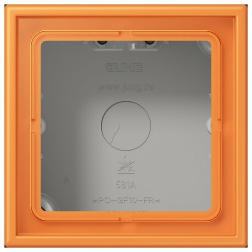 Jung Aufputz-Kappe 1-fach ch orange clair (32081) LC 581 A 225
