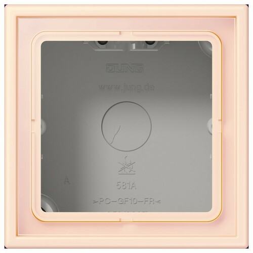 Jung Aufputz-Kappe 1-fach ch orange pale (32082) LC 581 A 226