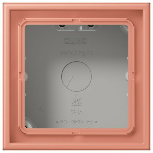 Jung Aufputz-Kappe 1-fach ch locre rouge moyen LC 581 A 233