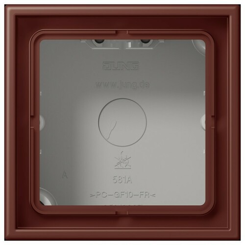 Jung Aufputz-Kappe 1-fach ch terre sienne brulee LC 581 A 235