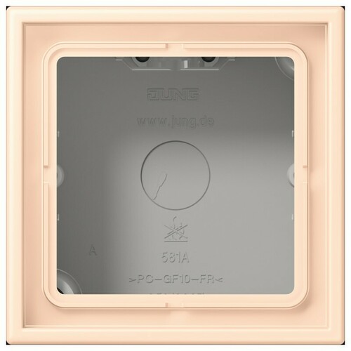 Jung Aufputz-Kappe 1-fach ch terre sienne pale LC 581 A 238