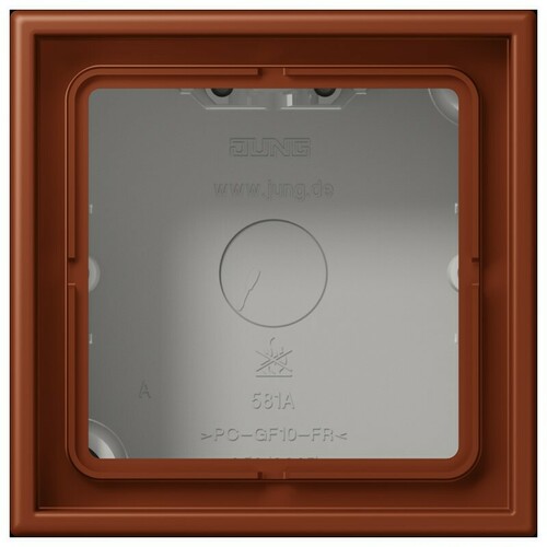 Jung Aufputz-Kappe 1-fach ch terre sienne brulee LC 581 A 247